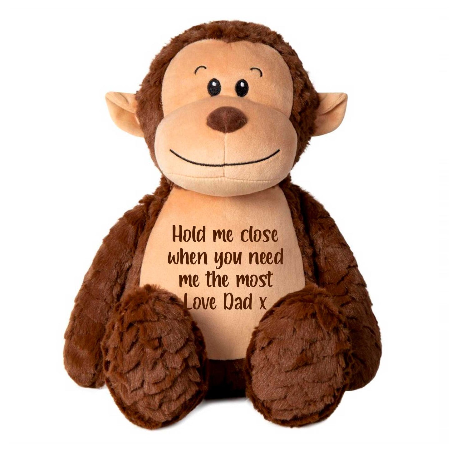 Personalised Keepsake Comfort Monkey