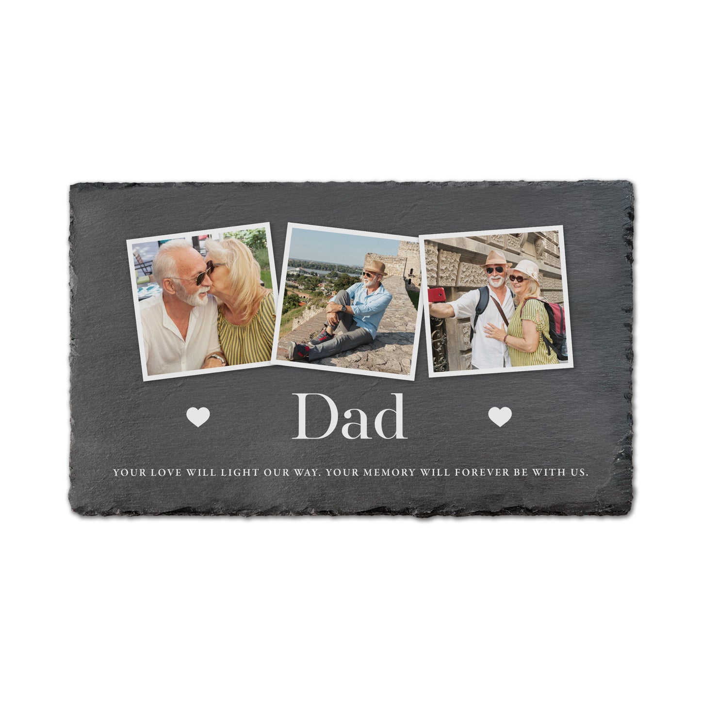 Personalised Photo Memorial Slate Grave Marker 30 x 20cm
