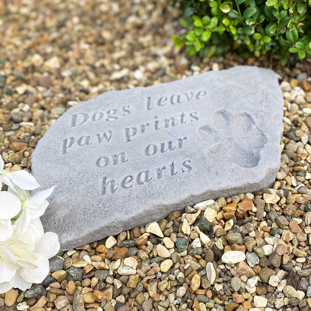 Large Outdoor Dog Memorial Stone