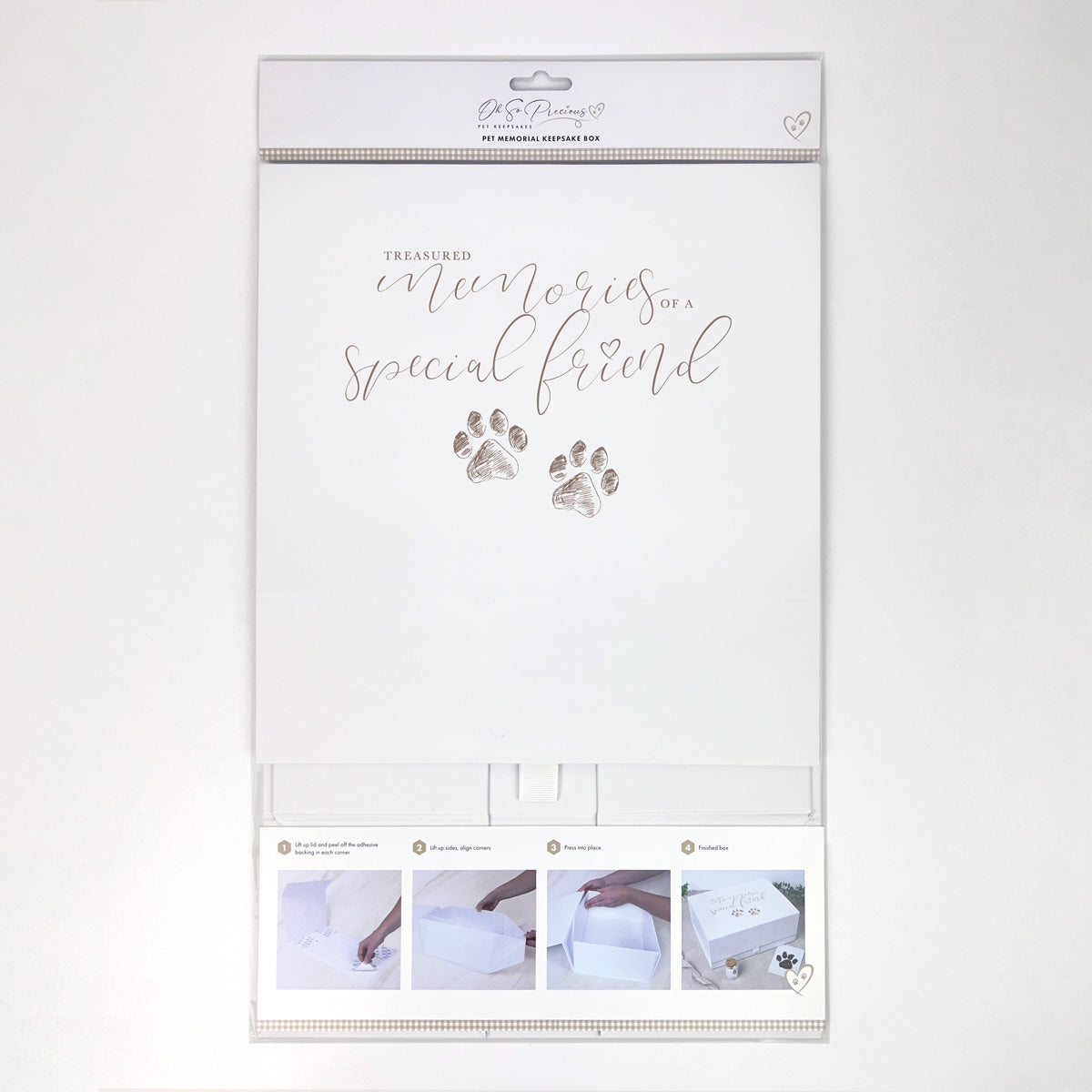 Treasured Memories Pet Memorial Keepsake Box