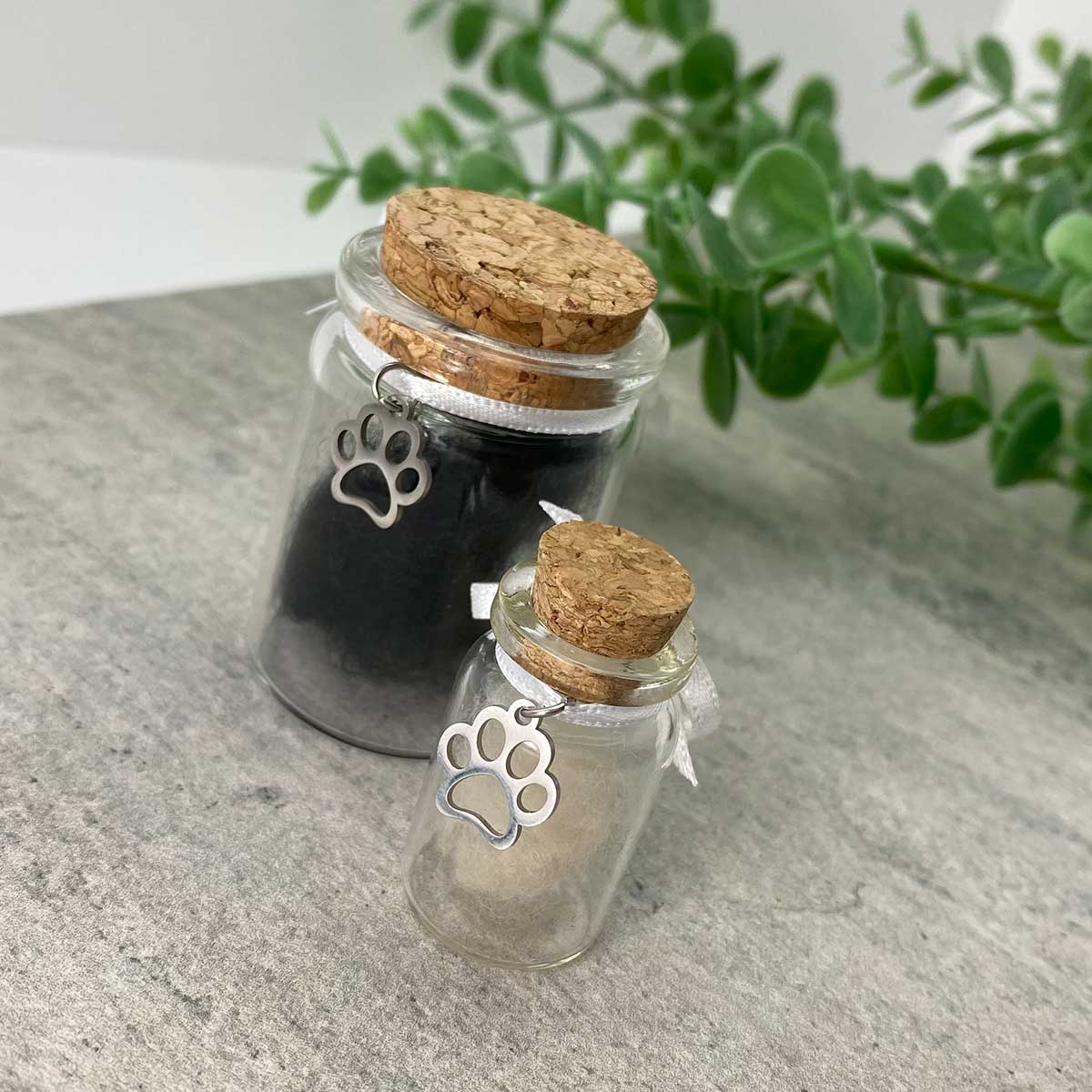 Pet Fur & Hair Keepsake Bottle
