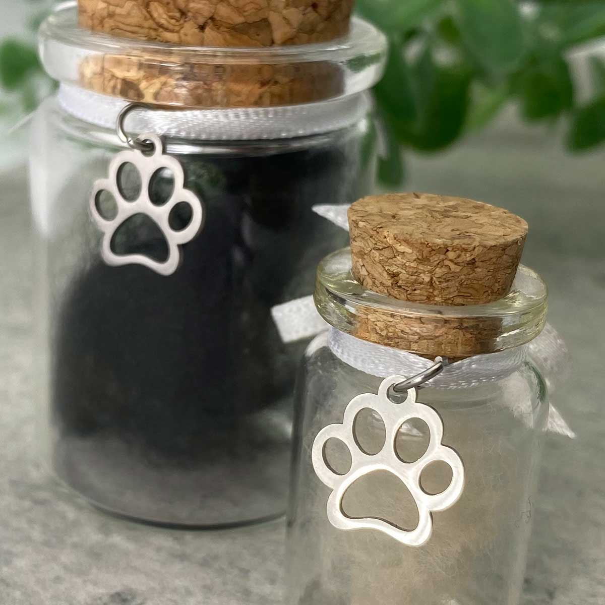 Pet Fur & Hair Keepsake Bottle