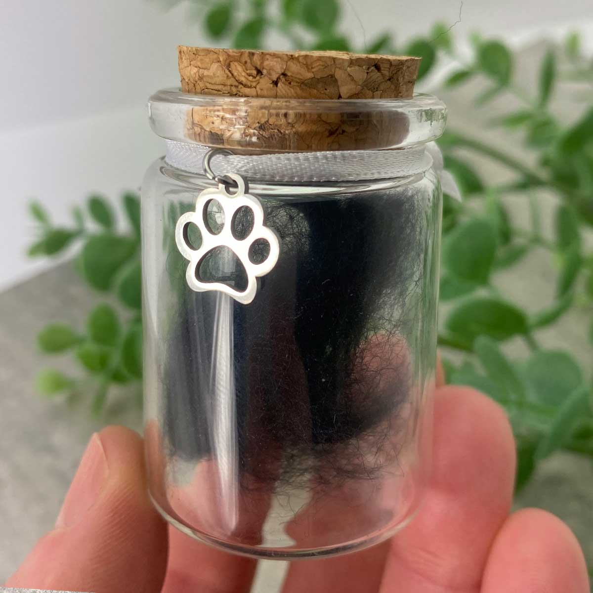 Pet Fur & Hair Keepsake Bottle