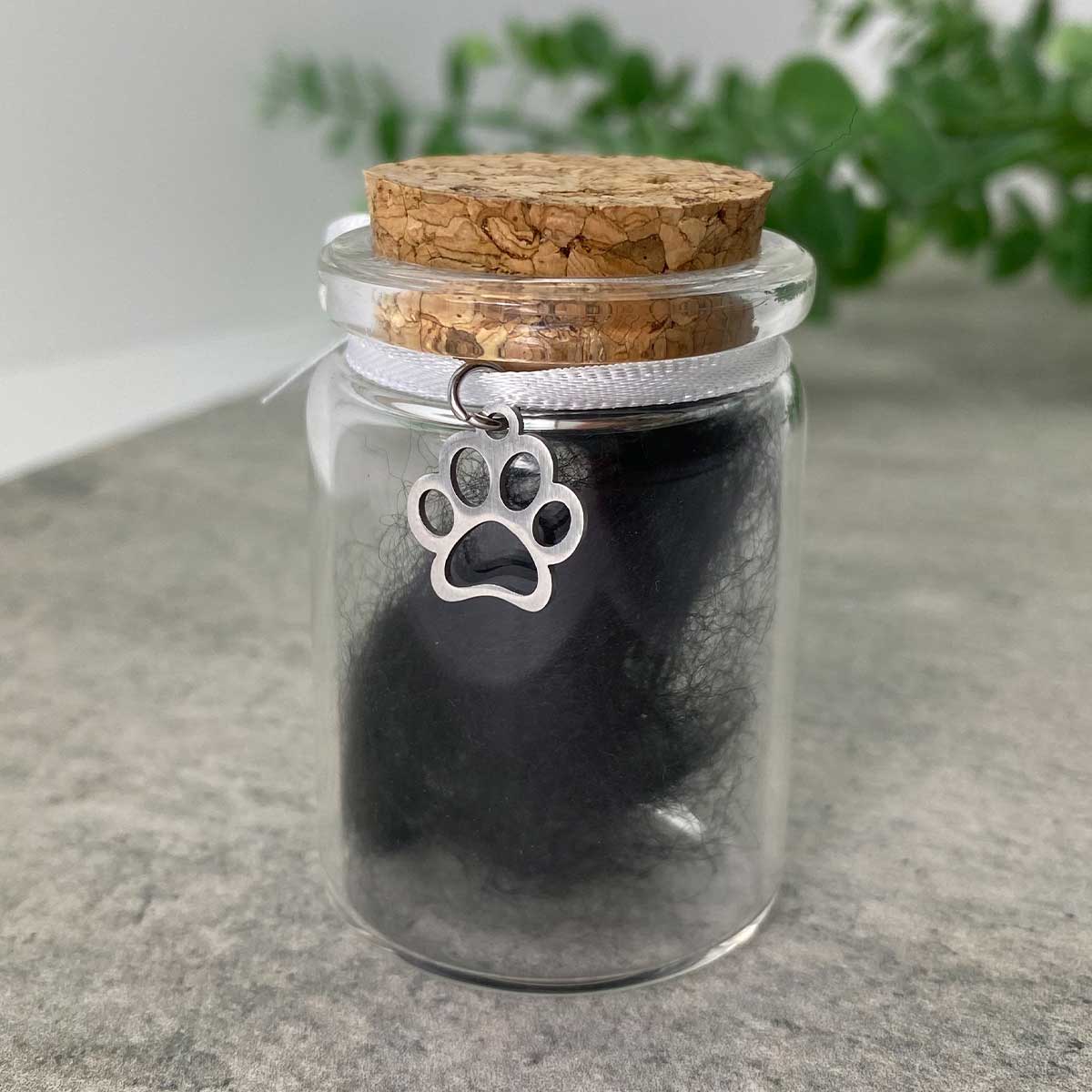 Pet Fur & Hair Keepsake Bottle