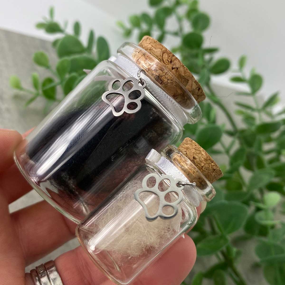 Pet Fur & Hair Keepsake Bottle