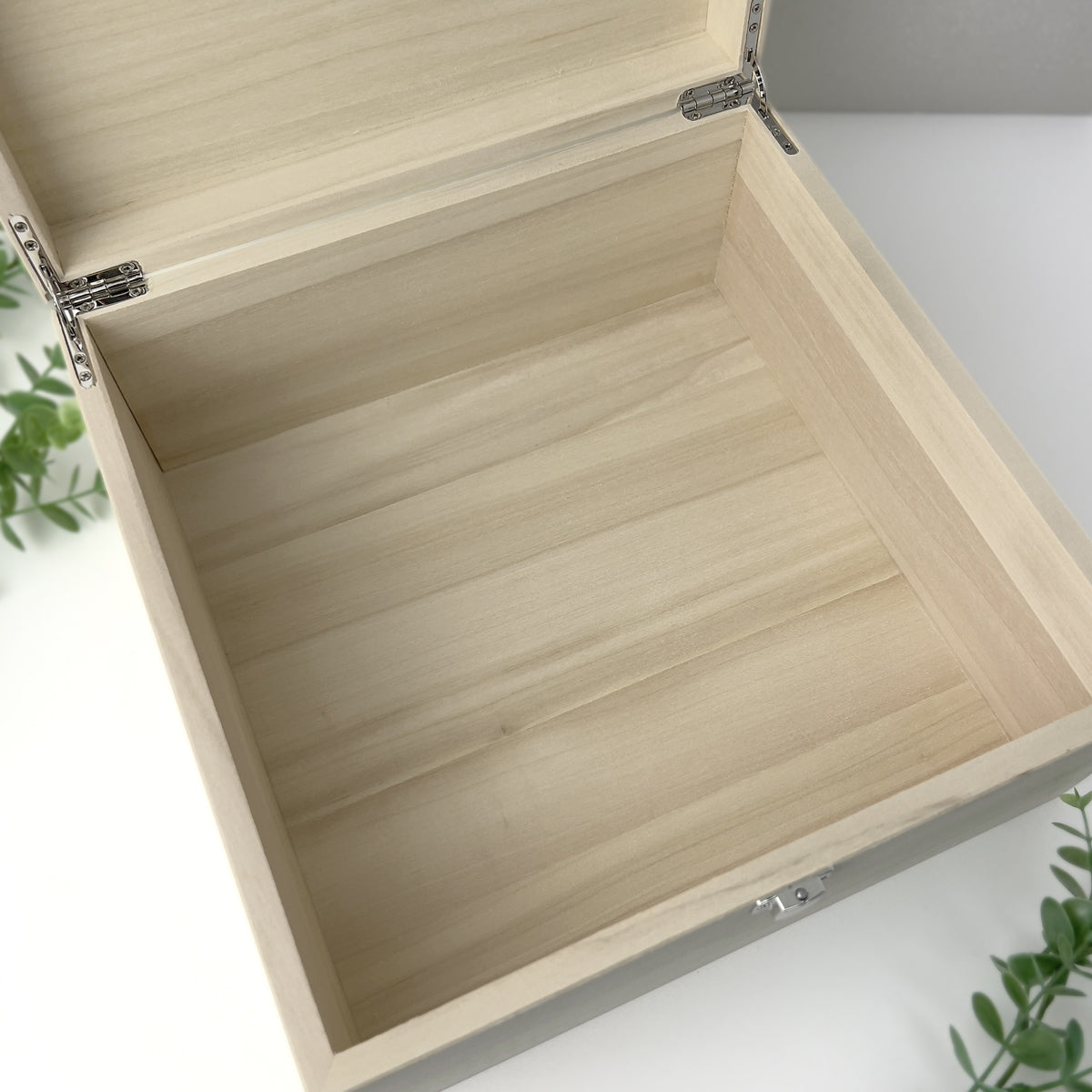 Personalised 28cm Square Luxury Wooden Pet Memorial Photo Memory Box