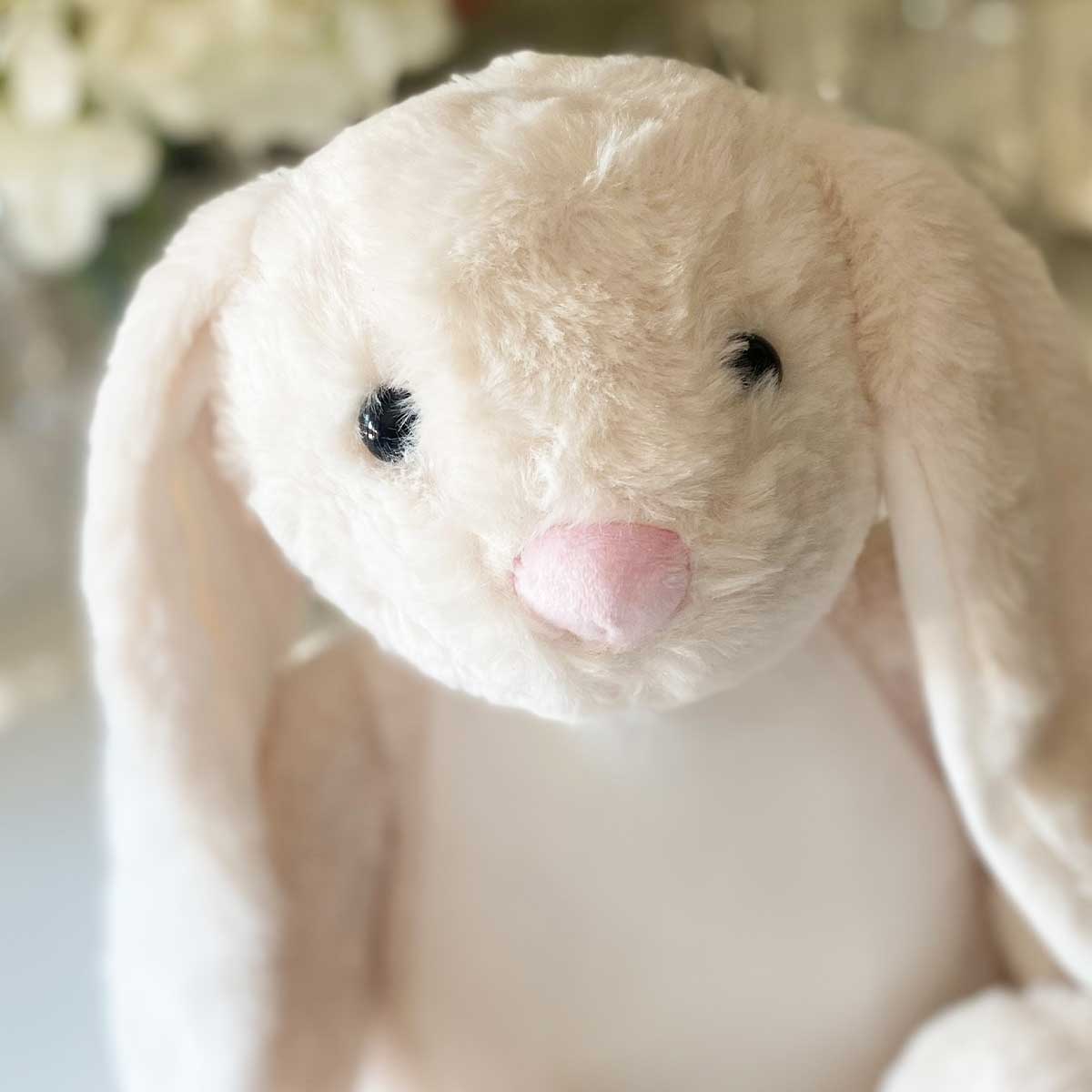 Personalised Ashes Keepsake Memory Bunny - Cream