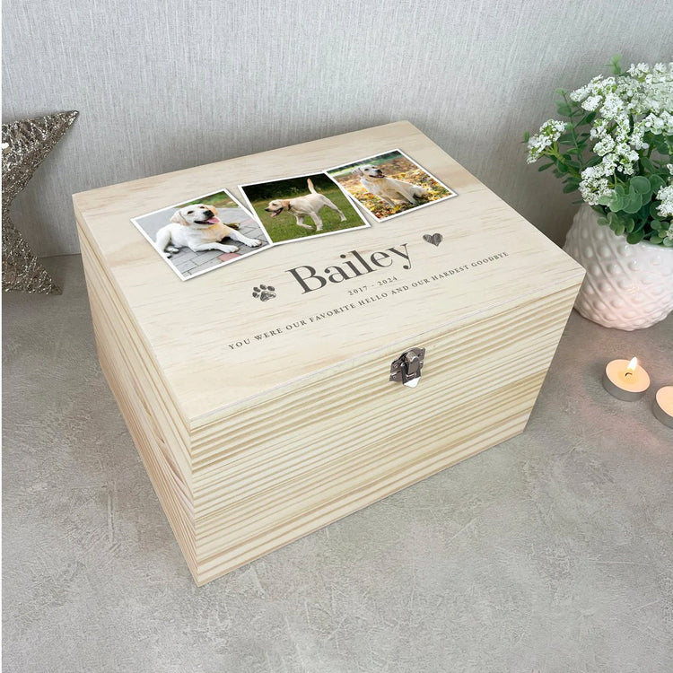 Pet Keepsake Memory Boxes
