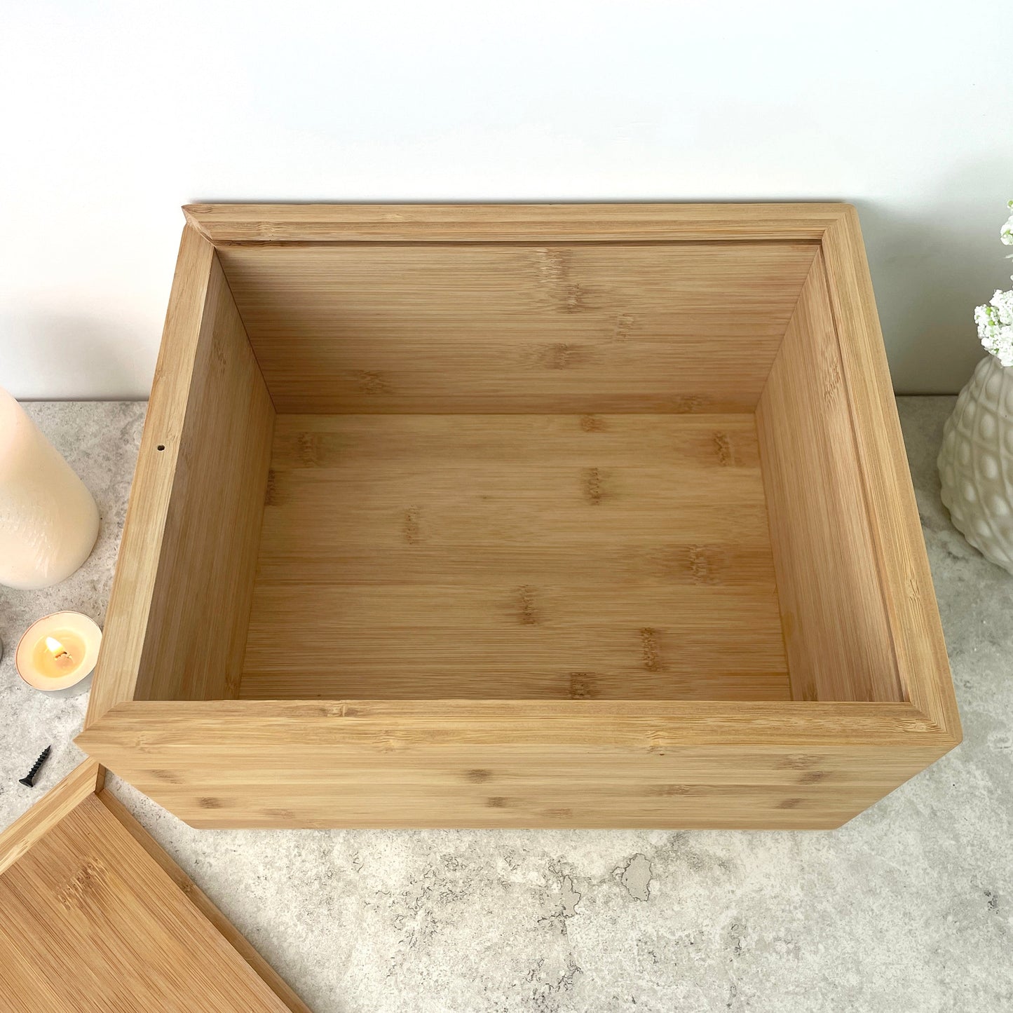 Personalised Bamboo Urn For Cremation Ashes - Branch of Love Design