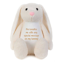 Load image into Gallery viewer, Personalised Ashes Keepsake Memory Bunny - Cream