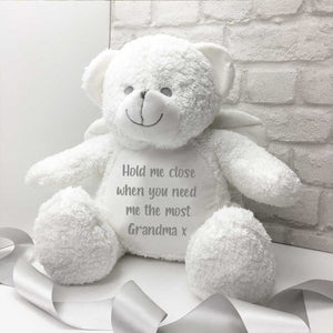 You added Personalised Angel Wings Record-A-Voice Keepsake Memory Bear - White to your cart.