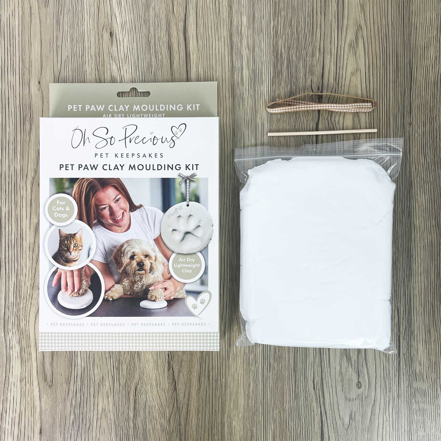 Clay Pet Paw Impression Moulding Kit