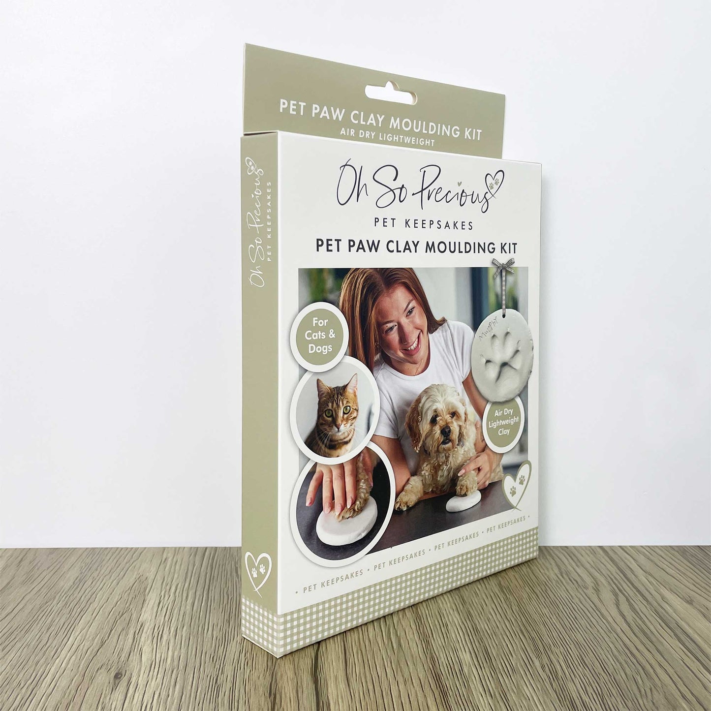 Clay Pet Paw Impression Moulding Kit