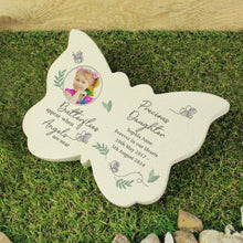 Load image into Gallery viewer, Personalised Butterflies Appear Style Photo Upload Memorial Resin Butterfly