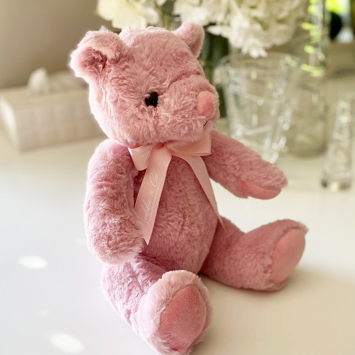 Ashes Keepsake Memory Pink Bear