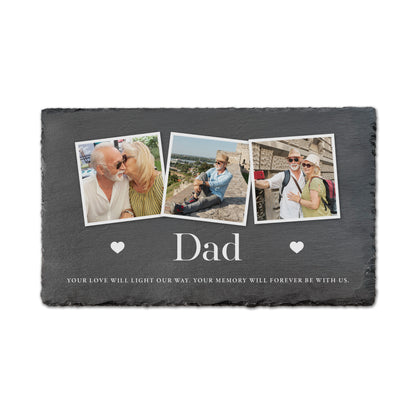 Personalised Photo Memorial Slate Grave Marker 30 x 20cm