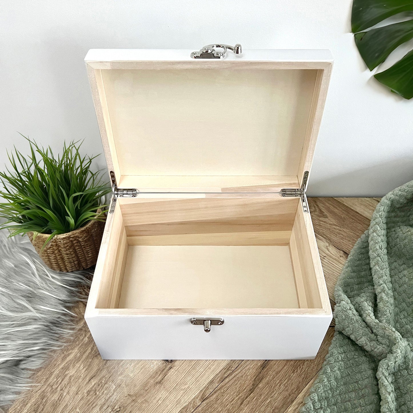 Personalised Forget-Me-Not Memory Box - 3 Sizes (22cm | 27cm | 30cm)