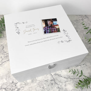 You added Personalised Luxury White Square Wooden One Photo Keepsake Memory Box - 2 Sizes to your cart.