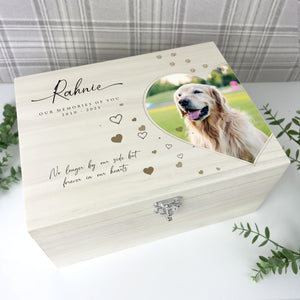 You added Personalised Large 34cm Luxury Wooden Pet Memorial Photo Memory Box to your cart.