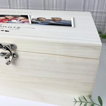 Load image into Gallery viewer, Personalised Large 34cm Luxury Memorial Photo Keepsake Memory Box