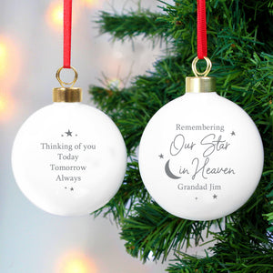 You added Personalised Our Star in Heaven Bauble to your cart.