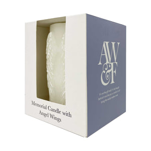 3D Guardian Angel wings Candle