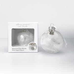 You added Angels, Wings & Feathers Memorial Glass Bauble With Angel Charm to your cart.