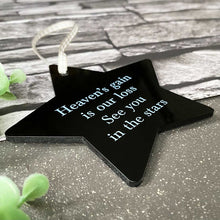Load image into Gallery viewer, Acrylic Memorial Star Hanging Decoration for Pets