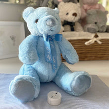 Load image into Gallery viewer, Record-A-Voice Blue Teddy Bear