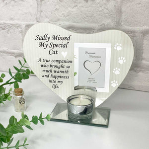 You added Large Glass Heart Cat Frame Plaque with tea light holder to your cart.