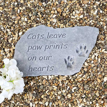 Load image into Gallery viewer, Large Outdoor Cat Memorial Stone