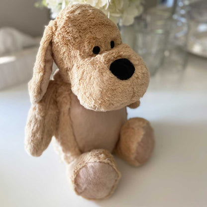 Personalised Pawprints On Our Hearts Comfort Memorial Dog
