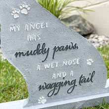 Load image into Gallery viewer, Dog Shaped Memorial Stone