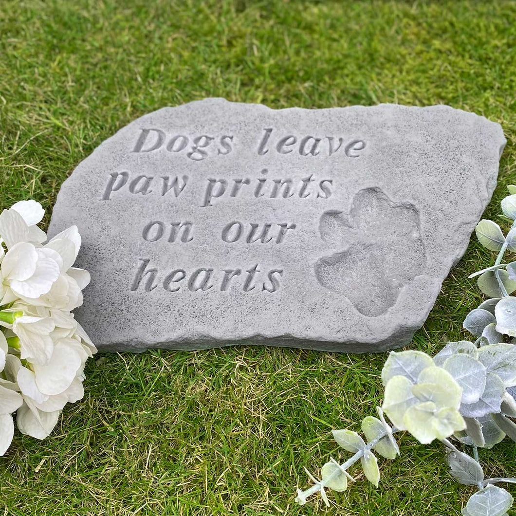 Large Outdoor Dog Memorial Stone