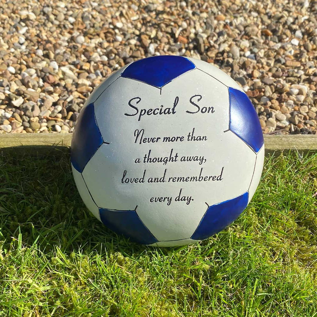 Football Outdoor Memorial Blue - Special Son