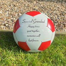 Load image into Gallery viewer, Football Outdoor Memorial Red - Special Grandad