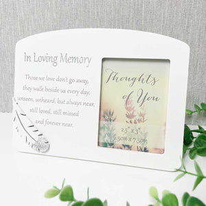 You added White Wooden Sentimental Memorial Photo Frame - In Loving Memory to your cart.