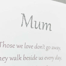 Load image into Gallery viewer, White Wooden Sentimental Memorial Photo Frame - Mum