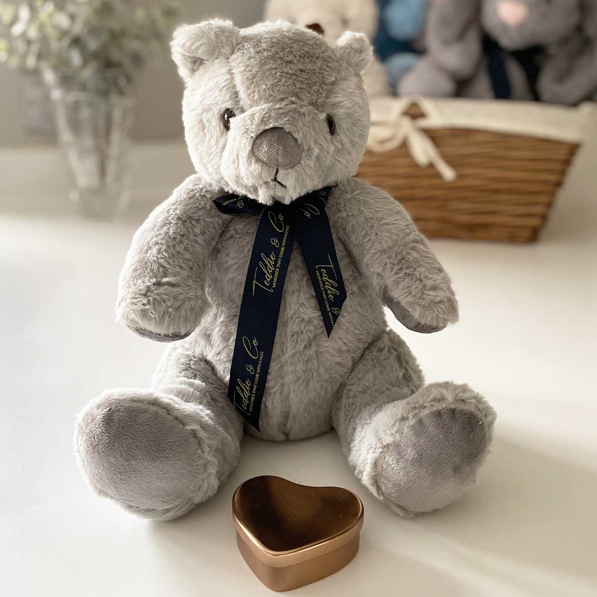 Ashes Keepsake Memory Grey Bear