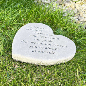 'You Left Us Beautiful Memories' Outdoor Memorial Stone