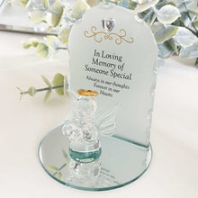 Load image into Gallery viewer, Memorial Ornament. Glass Angel. &#39;In Loving Memory Of Someone Special&#39;.