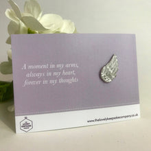 Load image into Gallery viewer, Remembrance Lapel Pin with &#39;A Moment in my Arms&#39; Message Card - Assorted Pins