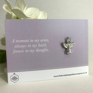 You added Remembrance Lapel Pin with 'A Moment in my Arms' Message Card - Assorted Pins to your cart.