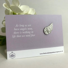Load image into Gallery viewer, Remembrance Lapel Pin with &#39;Angels Near&#39; Message Card - Assorted Pins