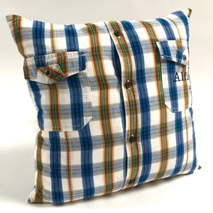 Bespoke Memory Cushion made from Cherished Personal Garments