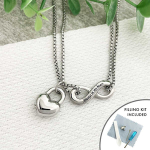 You added Infinity Always In My Heart Cremation Ashes Urn Necklace to your cart.