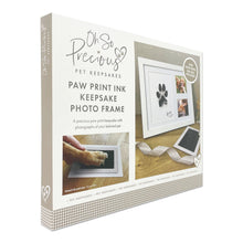 Load image into Gallery viewer, Paw Print Ink Keepsake Photo Frame Kit