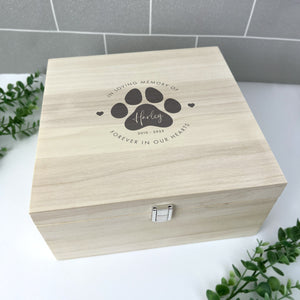 You added Personalised Wooden Square 28cm Pet Name Memorial Memory Box to your cart.