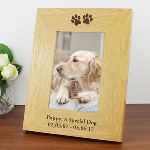 You added Personalised Oak Finish 4x6 Paw Prints Photo Frame to your cart.
