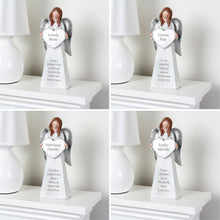 Load image into Gallery viewer, Personalised Memorial Ornament. Angel. Your Own Message.